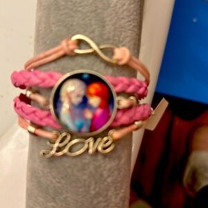 Girls frozen Ana and Elsa Bracelet